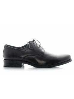 Hombre El Rayo Zapatos De Vestir^Barhuber 1577-Pi - Blucher Liso
