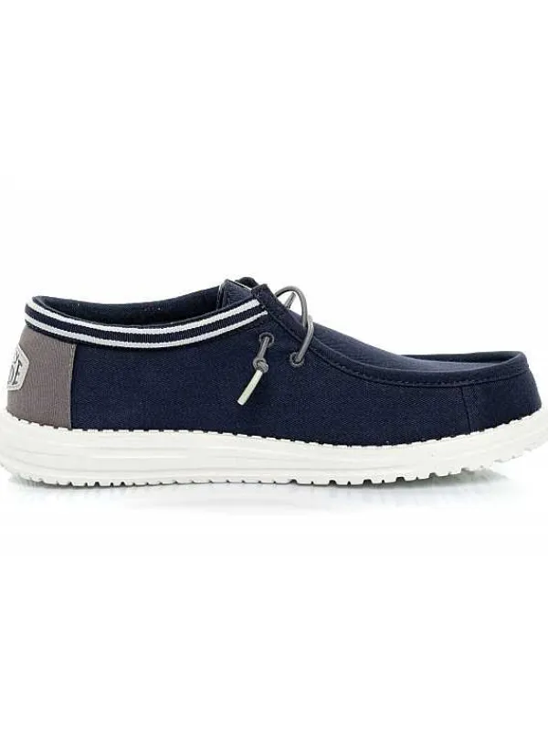 Hombre El Rayo Zapatilla Lona^Heydude® Hd40715 - Wally Letterman