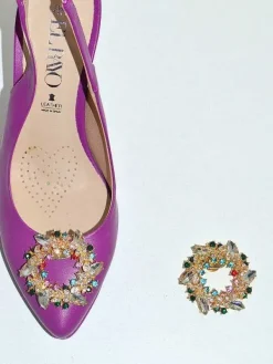 El Rayo Adornos Y Broches De Zapatos^Shiny 1192 - Adorno Zapatos Corona Multi
