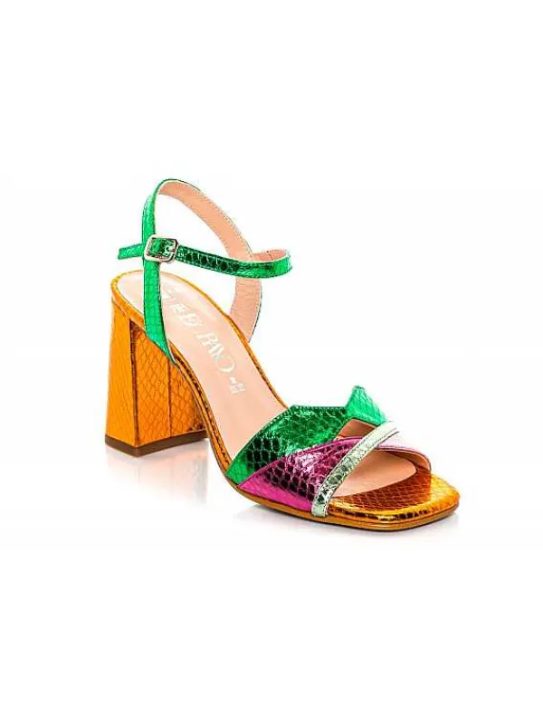 Mujer El Rayo Invitada Perfecta^Style Shoes 48358 - Sandalia De Tacon Comodo