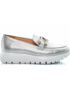Mujer El Rayo Mocasines^Wonders A-2462 - Mocasin Adorno